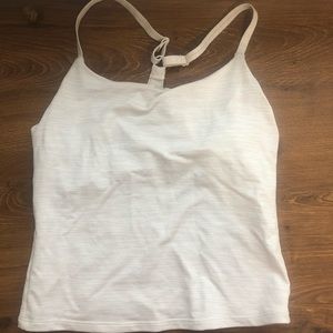 outdoor voices athletic tank top with a built in bra